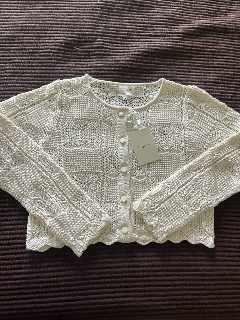 Bohme Corinne Crochet Cardigan